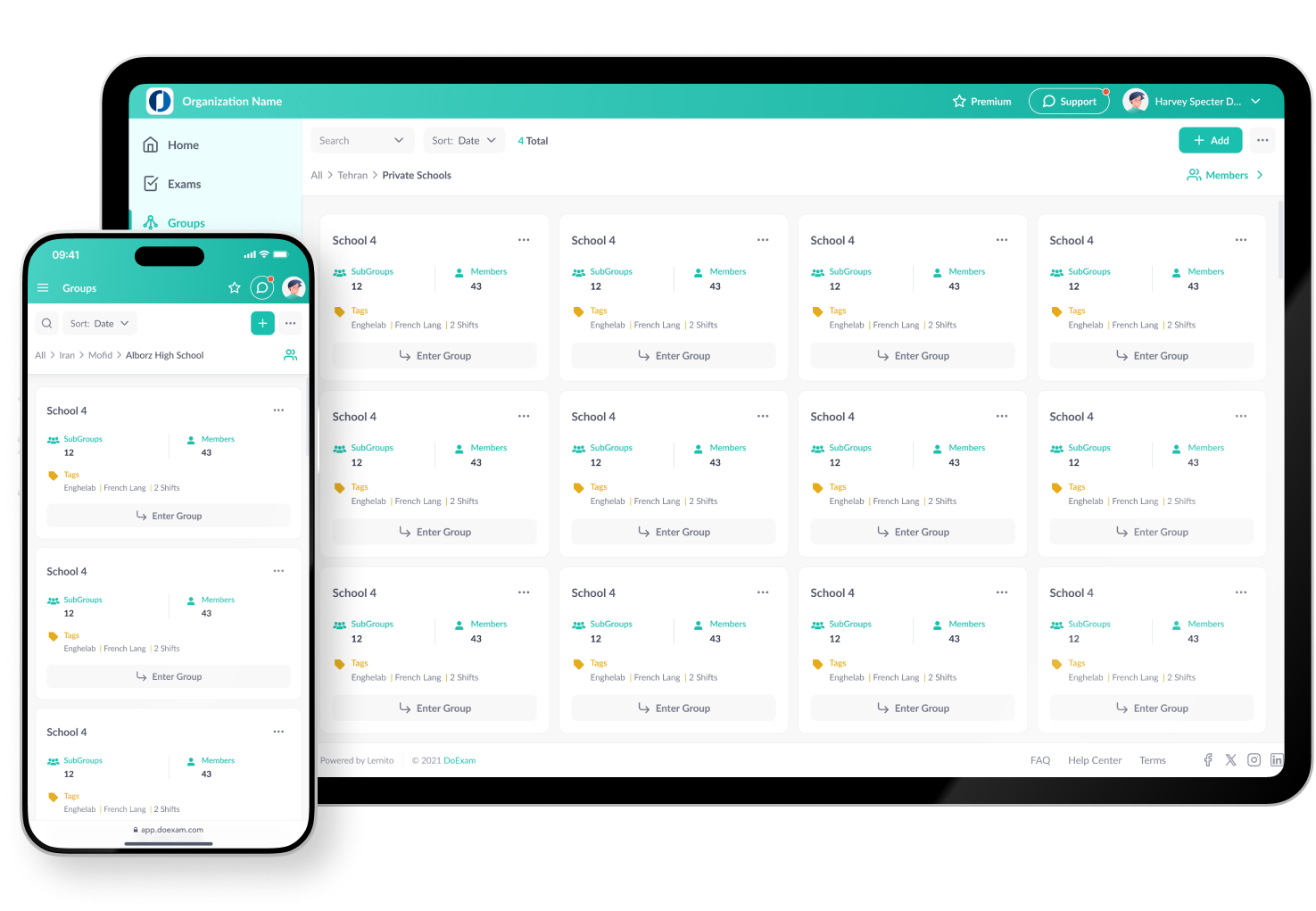 DoExam - Exam Platform Engine - UIUX Design - UED - Mockup
